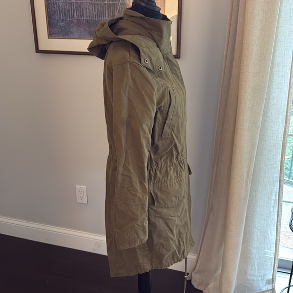 H&M Olive Green Utility Jacket - Size 6 - Picture 3 of 10